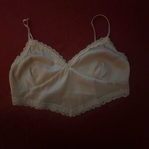 Love Tree Cream Lace Bralette